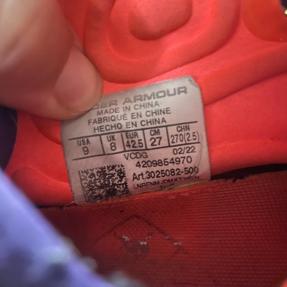 UnderArmour spot-light football cleats men’s size 9 - Picture 4 of 4